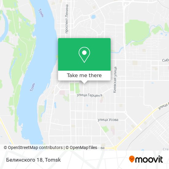 Белинского 18 map