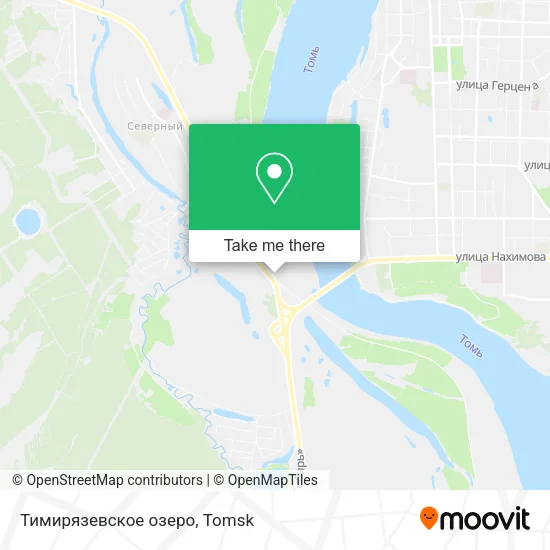Тимирязевское озеро map