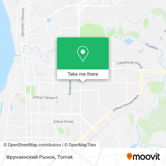 Фрунзенский Рынок map
