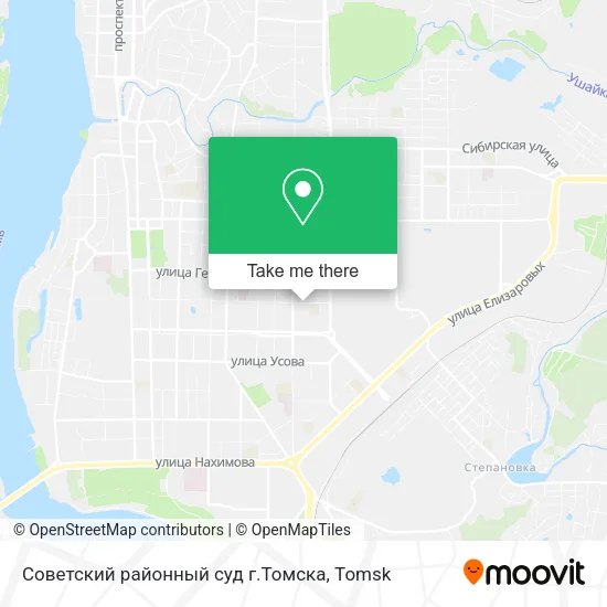 Советский районный суд г.Томска map