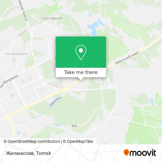 Жилмассив map