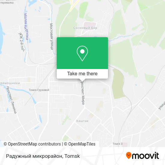 Радужный микрорайон map
