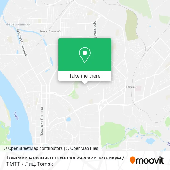 Томский механико-технологический техникум / ТМТТ / Лиц map