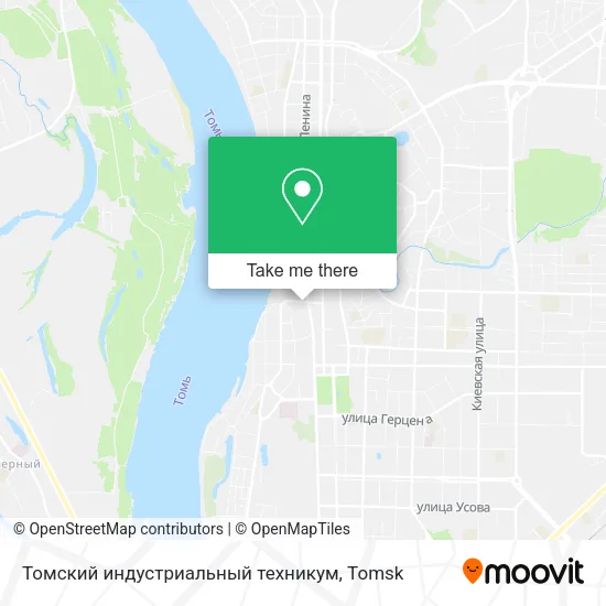 Томский индустриальный техникум map