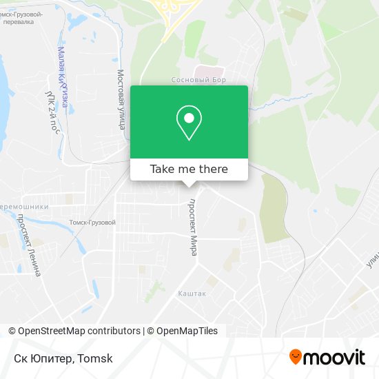 Ск Юпитер map