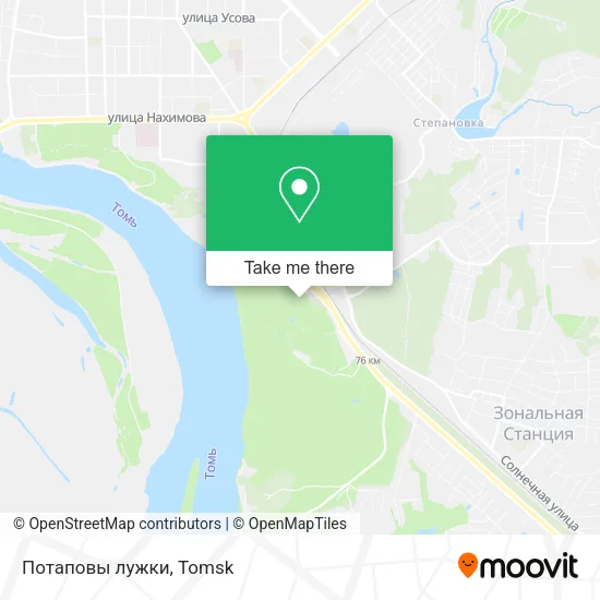 Потаповы лужки map