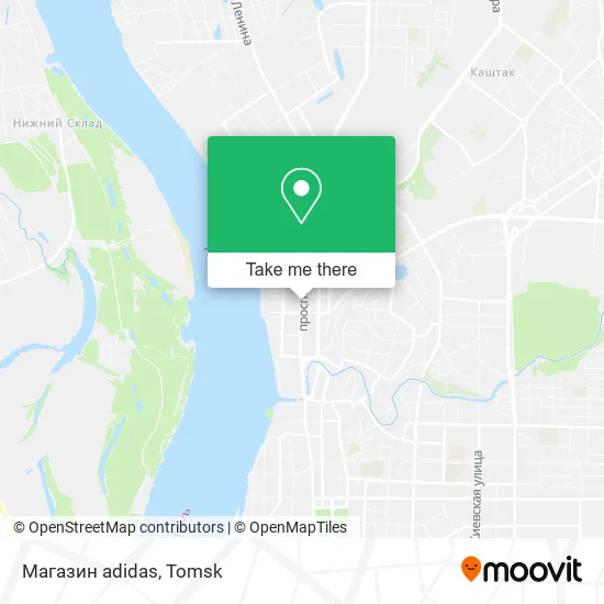 Магазин adidas map