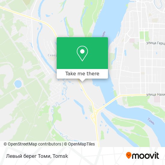 Левый берег Томи map
