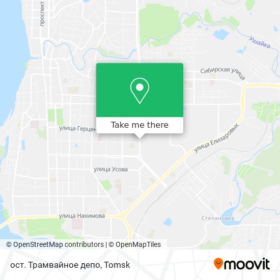 ост. Трамвайное депо map