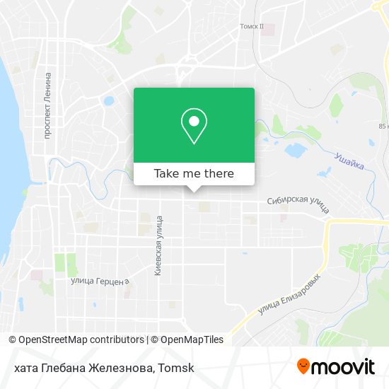 хата Глебана Железнова map