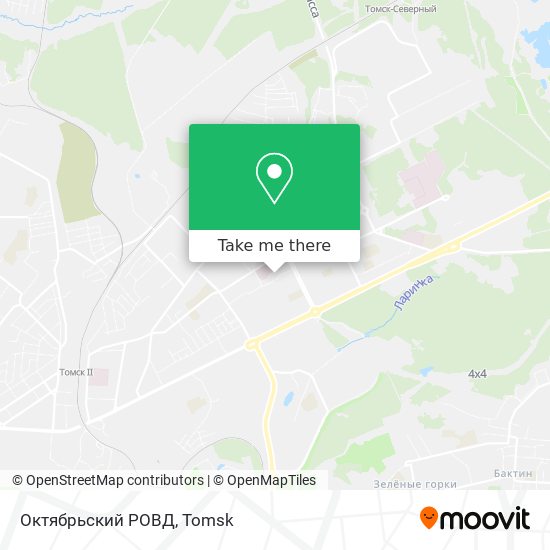 Октябрьский РОВД map
