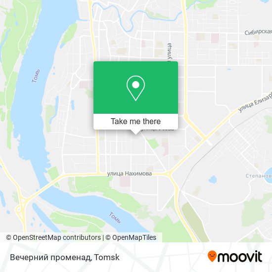 Вечерний променад map
