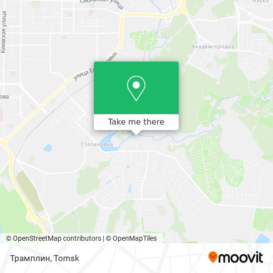Трамплин map