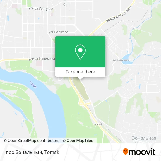 пос.Зональный map