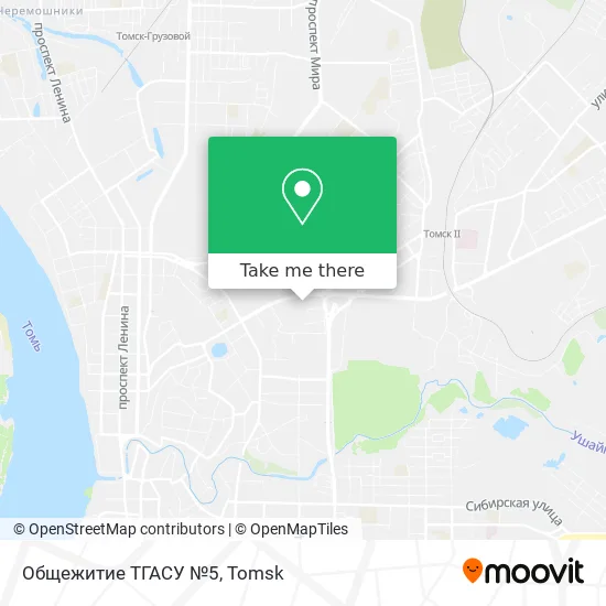Общежитие ТГАСУ №5 map