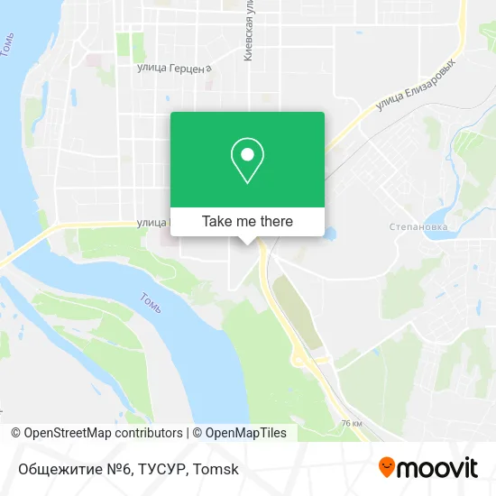 Общежитие №6, ТУСУР map