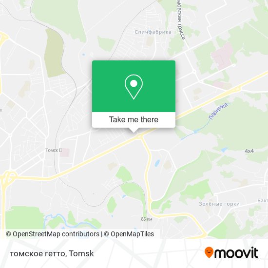 томское гетто map