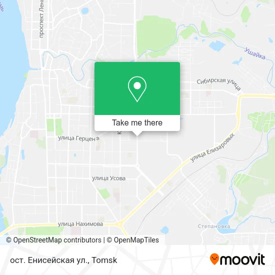 ост. Енисейская ул. map