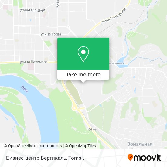 Бизнес-центр Вертикаль map