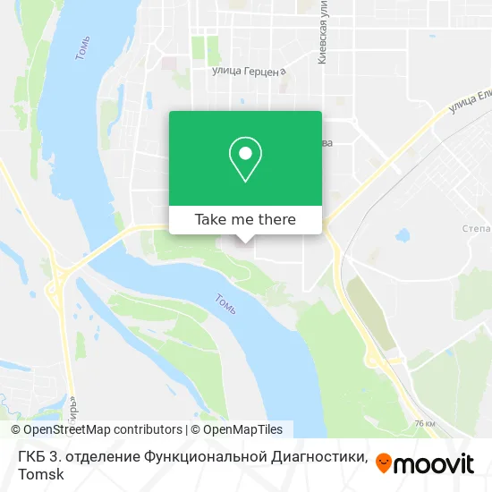 ГКБ 3. отделение Функциональной Диагностики map
