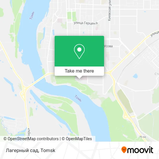 Лагерный сад map