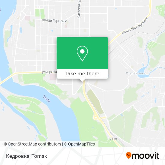 Кедровка map