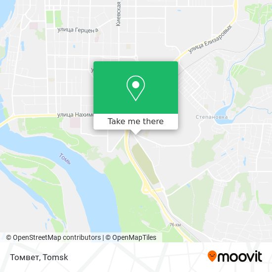 Томвет map