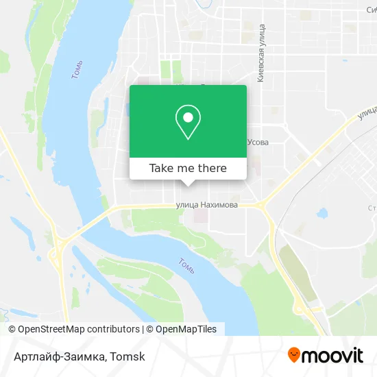 Артлайф-Заимка map