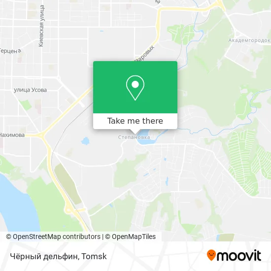 Чёрный дельфин map