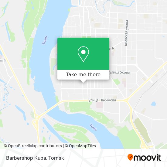 Barbershop Kuba map