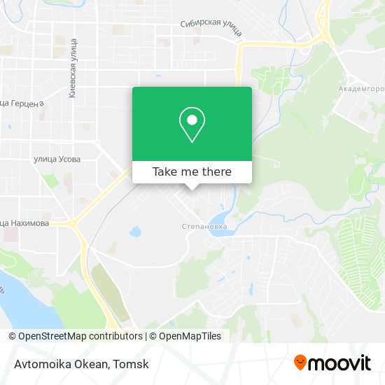 Avtomoika Okean map