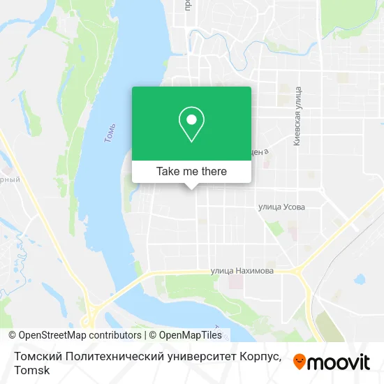 Томский Политехнический университет Корпус map