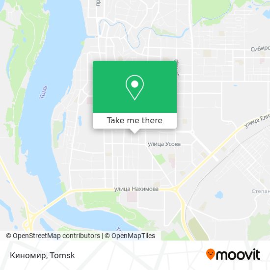 Киномир map