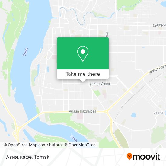 Азия, кафе map