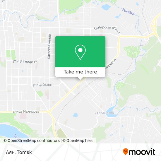 Аян map