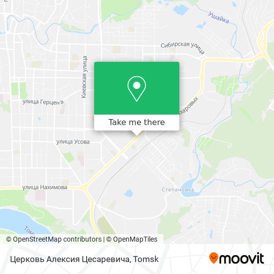 Церковь Алексия Цесаревича map