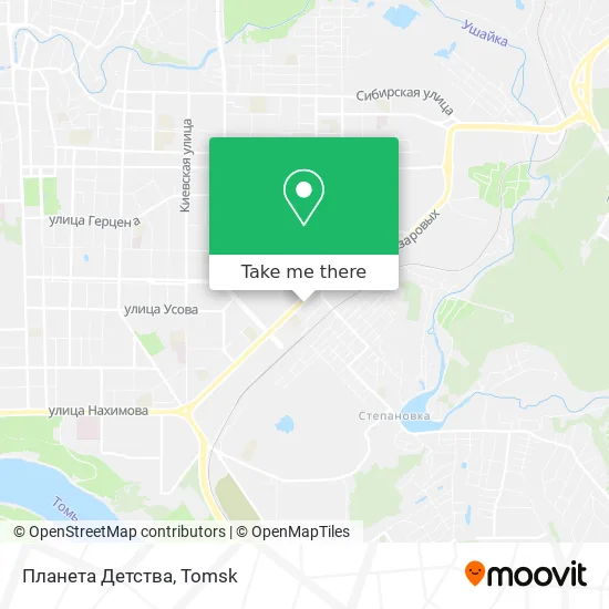 Планета Детства map