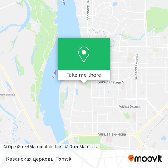 Казанская церковь map