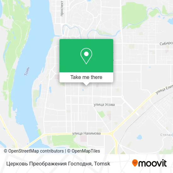 Церковь Преображения Господня map