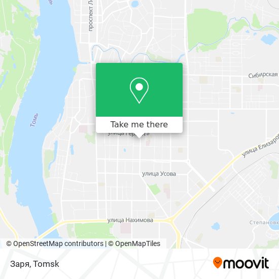 Заря map