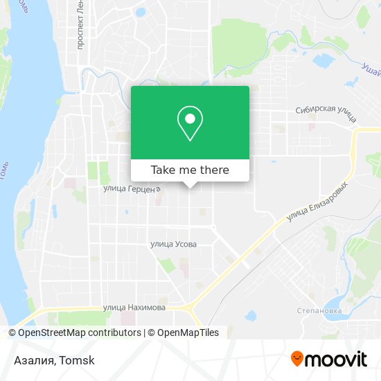 Азалия map