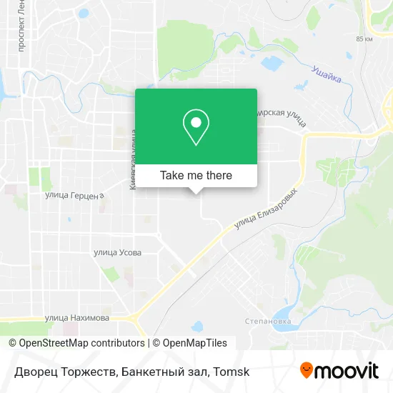 Дворец Торжеств, Банкетный зал map