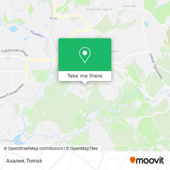 Азалия map