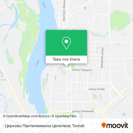 Церковь Пантелеимона Целителя map