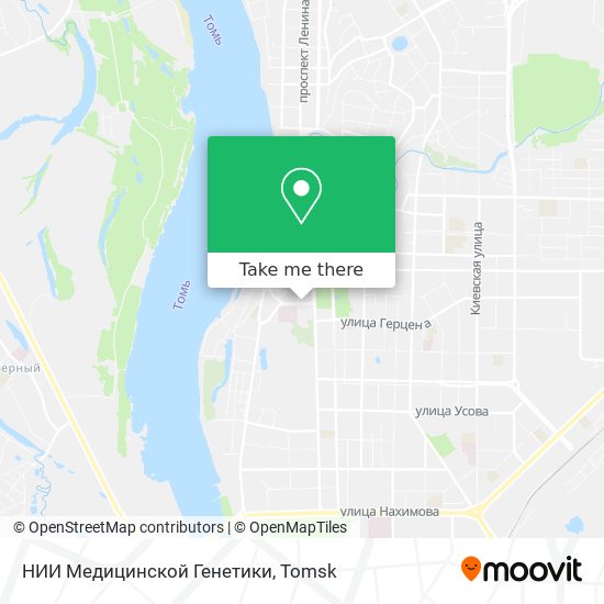 НИИ Медицинской Генетики map