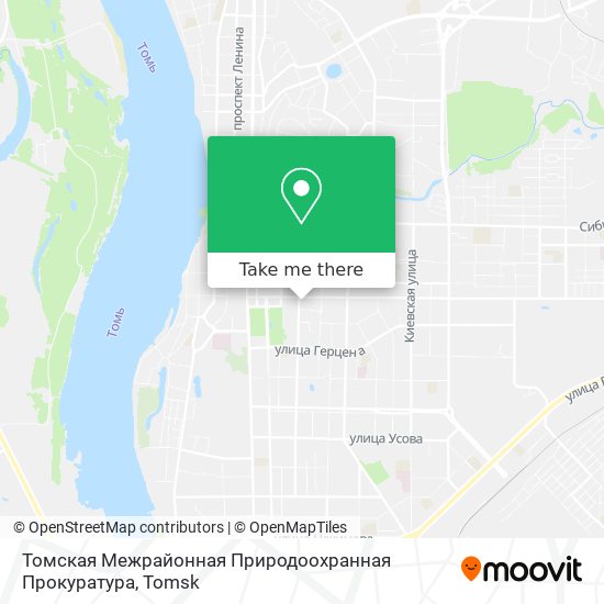 Томская Межрайонная Природоохранная Прокуратура map