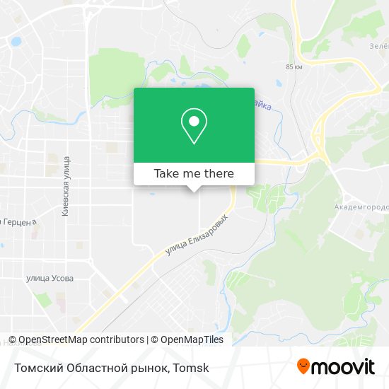 Томский Областной рынок map