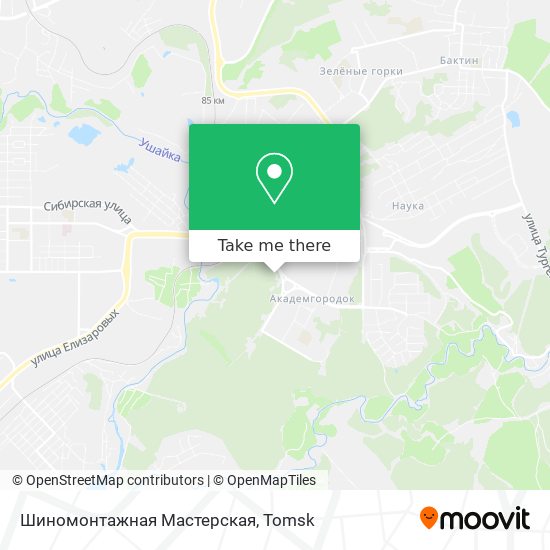 Шиномонтажная Мастерская map