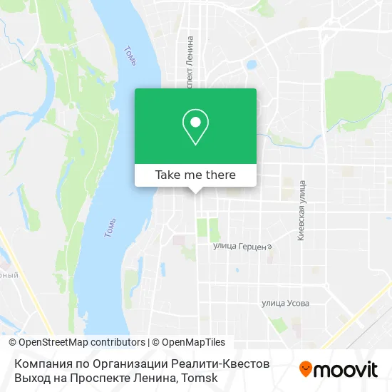 Компания по Организации Реалити-Квестов Выход на Проспекте Ленина map