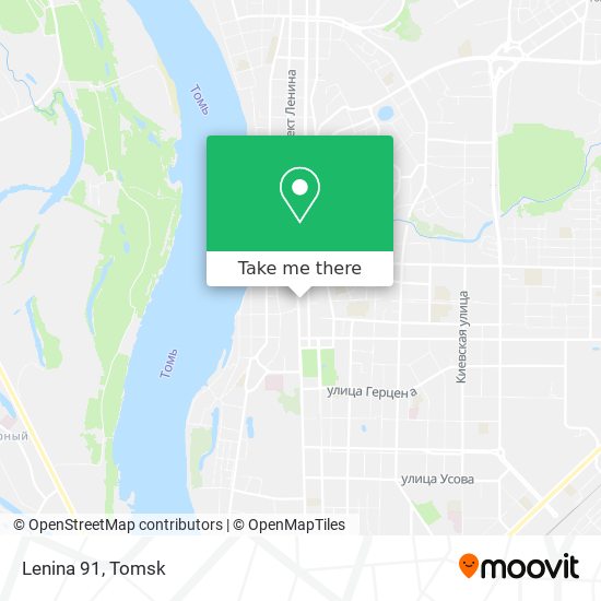 Lenina 91 map
